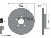 Disc frana (92255503 TEXTAR) VOLVO