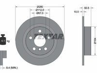 Disc frana 92274603 TEXTAR pentru Bmw I3 Bmw Seria 2 Bmw X1 Bmw X2