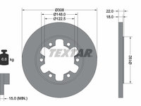 Disc frana 92275803 TEXTAR pentru Ford Transit