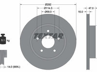 Disc frana 92278103 TEXTAR