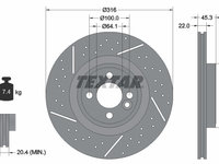 Disc frana 92279105 TEXTAR