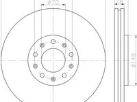 Disc frana ALFA 159 05- punte fata - OEM-MAXGEAR: 19-1325|19-1325 - W02179035 - LIVRARE DIN STOC in 24 ore!!!