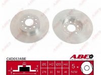 Disc frana ALFA ROMEO 147 (937) (2000 - 2010) ABE C4D012ABE piesa NOUA