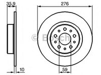 Disc frana ALFA ROMEO 156 (932), ALFA ROMEO 156 Sportwagon (932), ALFA ROMEO 147 (937) - BOSCH 0 986 479 120