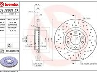 Disc frana ALFA ROMEO 159 939 BREMBO 0993632X