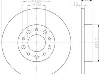 Disc frana ALFA ROMEO 159 Sportwagon (939) (2006 - 2011) TEXTAR 92145203 piesa NOUA