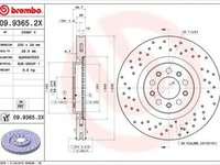 Disc frana ALFA ROMEO 159 Sportwagon 939 BREMBO 09.9365.2X