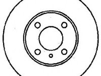 Disc frana ALFA ROMEO 33 (905), ALFA ROMEO 33 Sportwagon (905A), ALFA ROMEO ARNA (920) - JURID 561250J