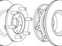 Disc frana ALFA ROMEO AR 8 caroserie (280), ALFA ROMEO AR 8 platou / sasiu (280), IVECO DAILY I caroserie inchisa/combi - FERODO DDF089