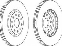 Disc frana ALFA ROMEO GIULIETTA 940 FERODO DDF1449