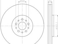 Disc frana ALFA ROMEO GT (937) - HELLA PAGID 8DD 355 120-281