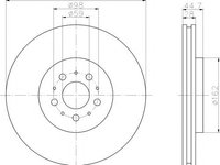 Disc frana ALFA ROMEO GTV (916C_), ALFA ROMEO SPIDER (916S_) - MINTEX MDC1356