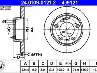 Disc frana ATE 24.0109-0121.2