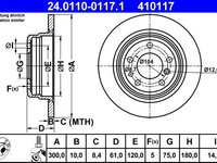 Disc frana ATE 24.0110-0117.1