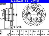 Disc frana ATE 24.0120-0212.1