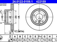 Disc frana ATE 24.0122-0159.1