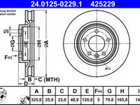 Disc frana ATE 24.0125-0229.1