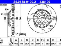 Disc frana ATE 24.0138-0100.2