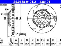 Disc frana ATE 24.0138-0101.2