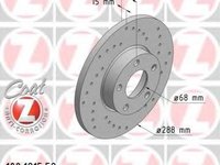 Disc frana AUDI 100 limuzina (4A, C4), AUDI 100 Avant (4A, C4), AUDI A4 limuzina (8D2, B5) - ZIMMERMANN 100.1215.52