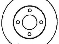 Disc frana AUDI 4000 (81, 85, B2), AUDI 90 limuzina (81, 85, B2), AUDI COUPE (81, 85) - JURID 561239J