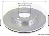 Disc frana AUDI 80 80 82 B1 COMLINE ADC1404V