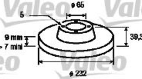 Disc frana AUDI A1 Sportback (8XA, 8XF, 8XK) 