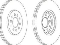 Disc frana AUDI A1 Sportback 8XA 8XF 8XK FERODO DDF1221