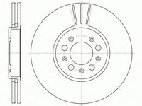 Disc frana AUDI A1 Sportback 8XA 8XF 8XK ROADHOUSE 6544.1