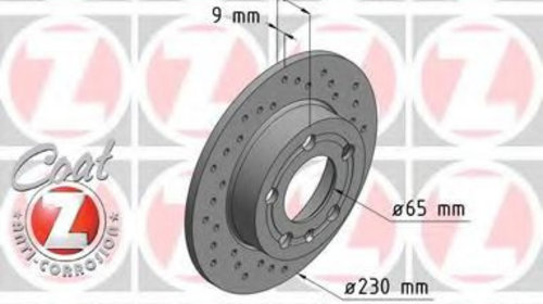 Disc frana AUDI A2 (8Z0) (2000 - 2005) ZIMMER