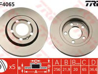 Disc frana AUDI A3 (8L1) (1996 - 2003) TRW DF4065