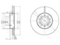 Disc frana AUDI A3 8L1 DELPHI BG3833C