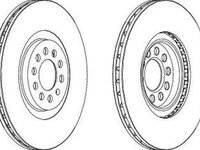 Disc frana AUDI A3 8L1 FERODO DDF1118