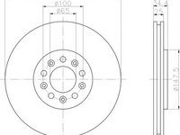 Disc frana AUDI A3 (8L1), SKODA OCTAVIA (1U2), VW GOLF Mk IV (1J1) - HELLA PAGID 8DD 355 107-601