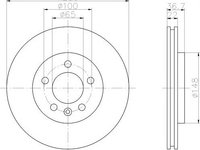 Disc frana AUDI A3 (8L1), SKODA OCTAVIA (1U2), VW GOLF Mk IV (1J1) - TEXTAR 92098603