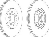 Disc frana AUDI A3 (8L1), SKODA OCTAVIA (1U2), VW GOLF Mk IV (1J1) - WAGNER WGR1221-1