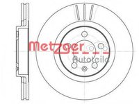 Disc frana AUDI A3 (8L1), SKODA OCTAVIA (1U2), VW GOLF Mk IV (1J1) - METZGER 24691 V