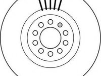 Disc frana AUDI A3 (8L1), SKODA OCTAVIA (1U2), VW GOLF Mk IV (1J1) - JURID 562132J