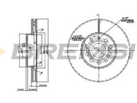 Disc frana AUDI A3 8P1 BREMSI DBB218V