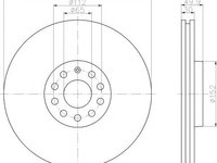 Disc frana AUDI A3 (8P1), VW RABBIT V (1K1), AUDI A3 Sportback (8PA) - TEXTAR 92120603