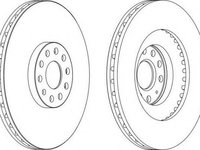 Disc frana AUDI A3 (8P1), VW RABBIT V (1K1), AUDI A3 Sportback (8PA) - FERODO DDF1504