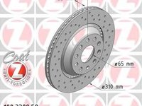 Disc frana AUDI A3 (8P1), VW RABBIT V (1K1), AUDI A3 Sportback (8PA) - ZIMMERMANN 100.3309.52