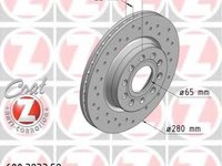 Disc frana AUDI A3 (8P1), VW RABBIT V (1K1), VW CADDY III caroserie (2KA, 2KH, 2CA, 2CH) - ZIMMERMANN 600.3233.52