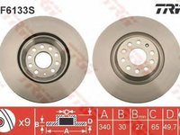 Disc frana AUDI A3 8V1 TRW DF6133S