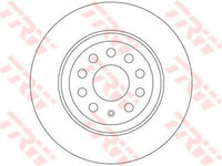 Disc frana AUDI A3 Limousine 8VS TRW DF6504 PieseDeTop