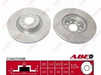 Disc frana AUDI A4 (8D2, B5) (1994 - 2001) ABE C3A025ABE piesa NOUA