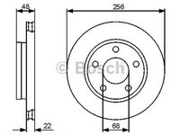 Disc frana AUDI A4 8D2 B5 BOSCH 0986479463