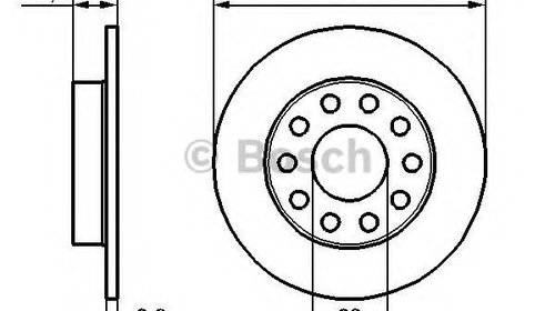 Disc frana AUDI A4 (8E2, B6) (2000 - 2004) BO