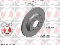 Disc frana AUDI A4 (8E2, B6), AUDI A4 Avant (8E5, B6), AUDI A4 Cabriolet (8H7, B6, 8HE, B7) - ZIMMERMANN 100.1244.20