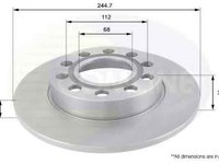 Disc frana AUDI A4 8E2 B6 COMLINE ADC1446